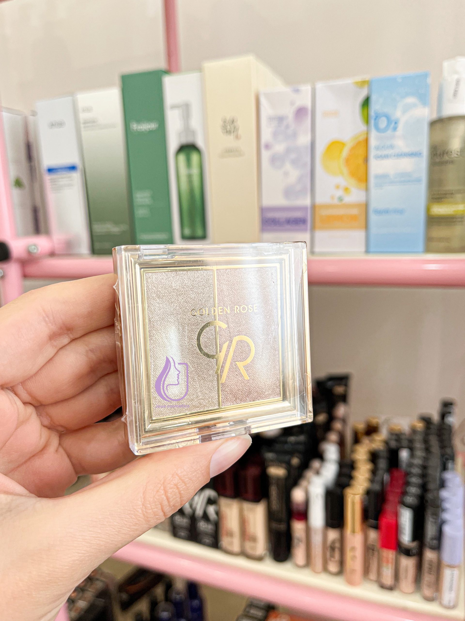 پالت هایلایتر دو تایی گلدن رز مدل So Glow رنگ 101